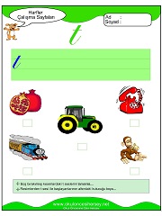 T Sesi Çalışma Sayfaları